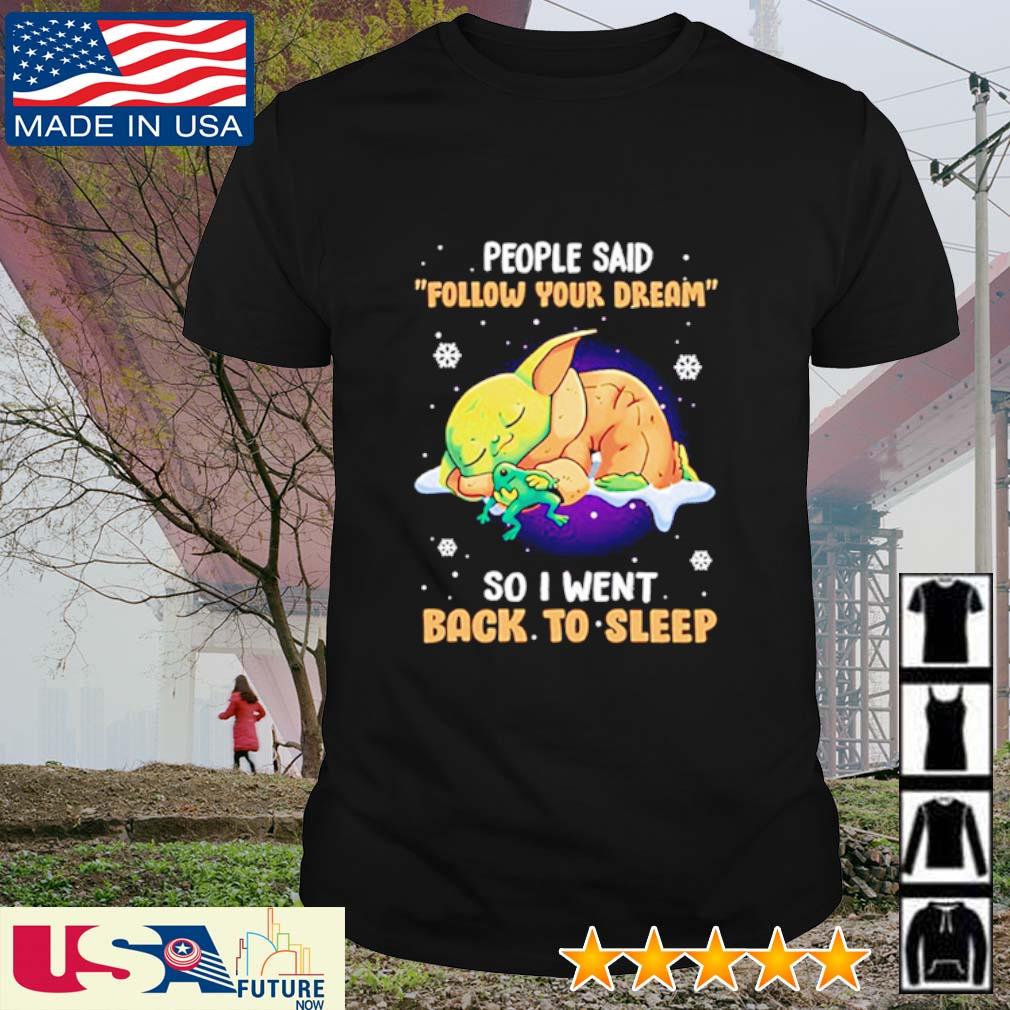 baby yoda sleep shirt