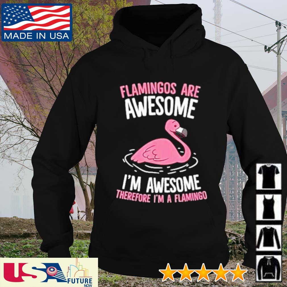 Flamingos are awesome I'm awesome therefore I'm a Flamingo s hoodie