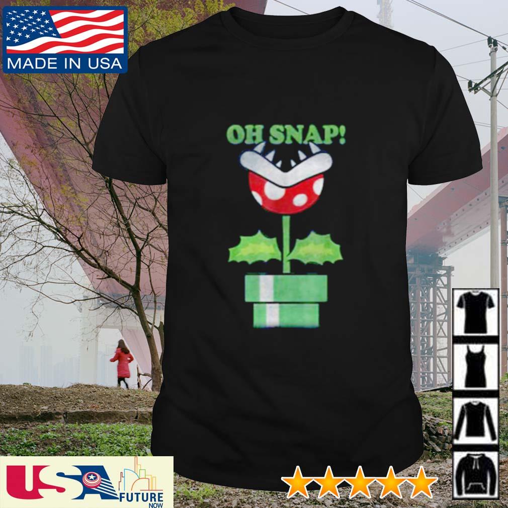 Nintendo Super Mario Piranha Plant oh snap shirt