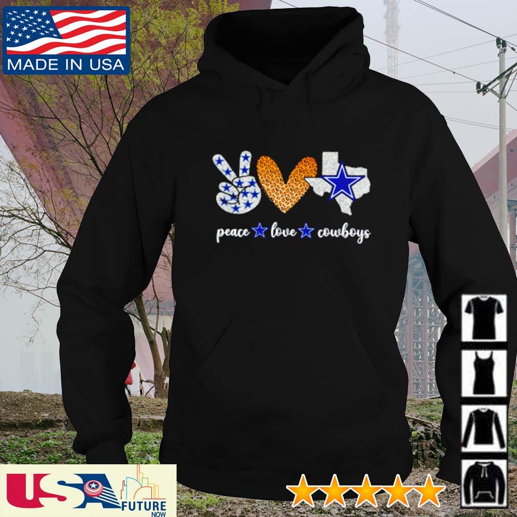 Peace Love Dallas Cowboys Texas s hoodie