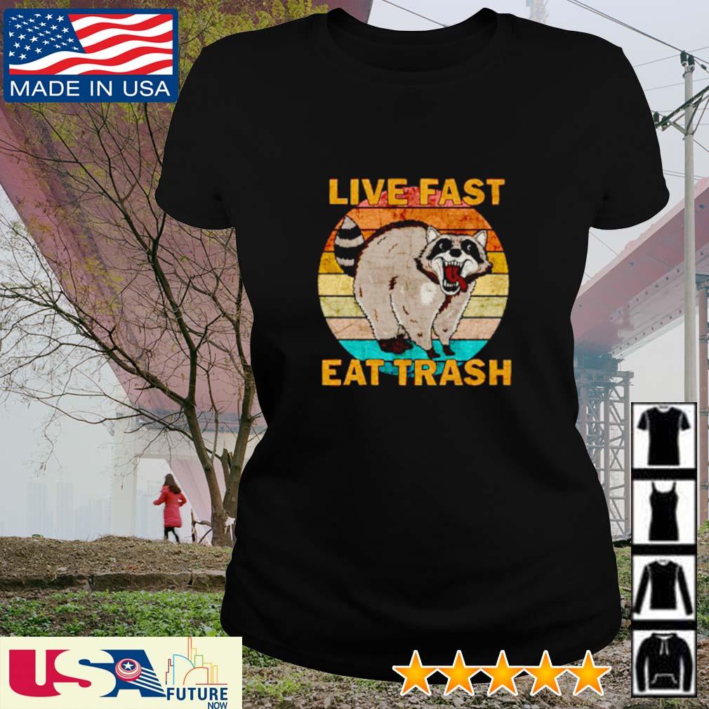 eat trash racoon shirt