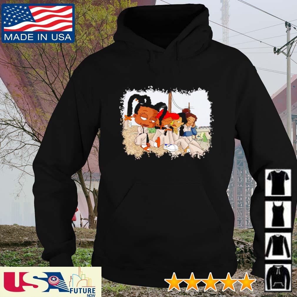 Black Girl Cartoon Characters s hoodie