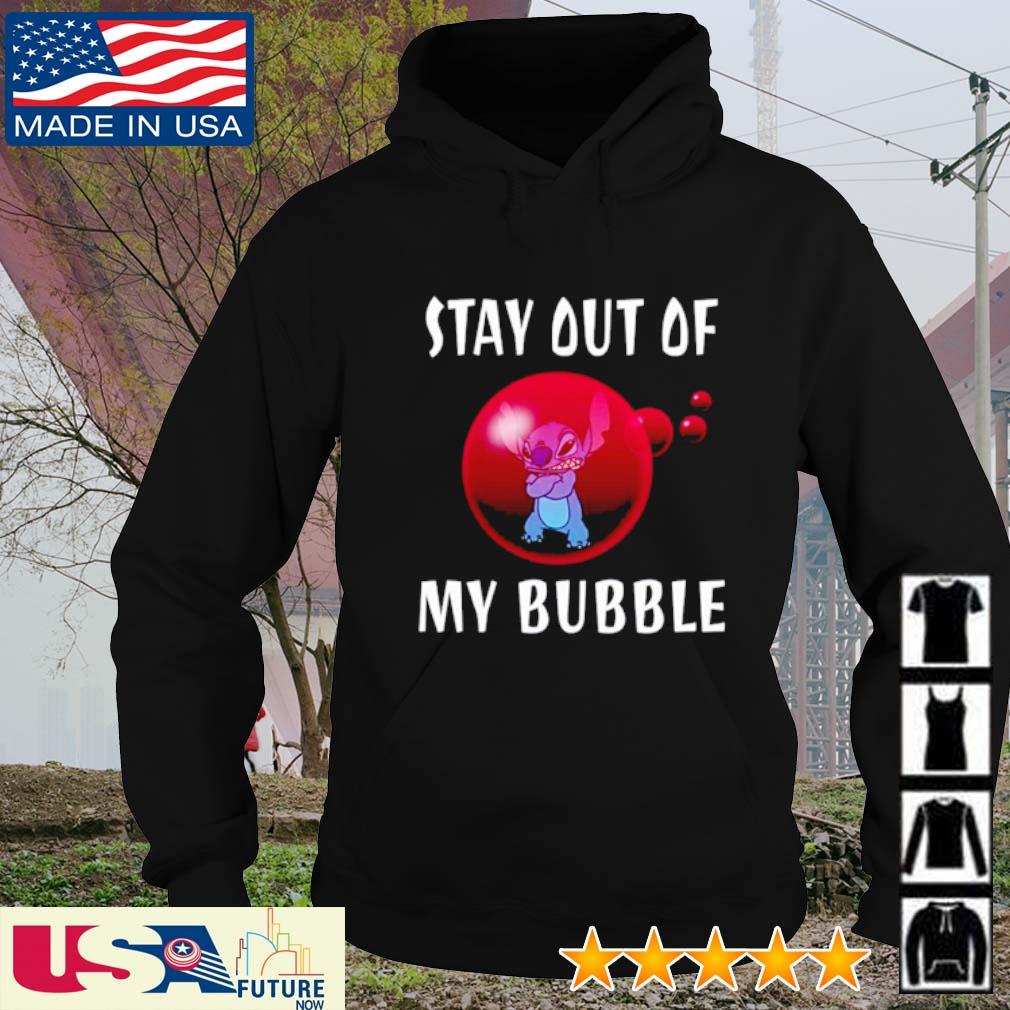 Stitch stay out of my bubble s hoodie