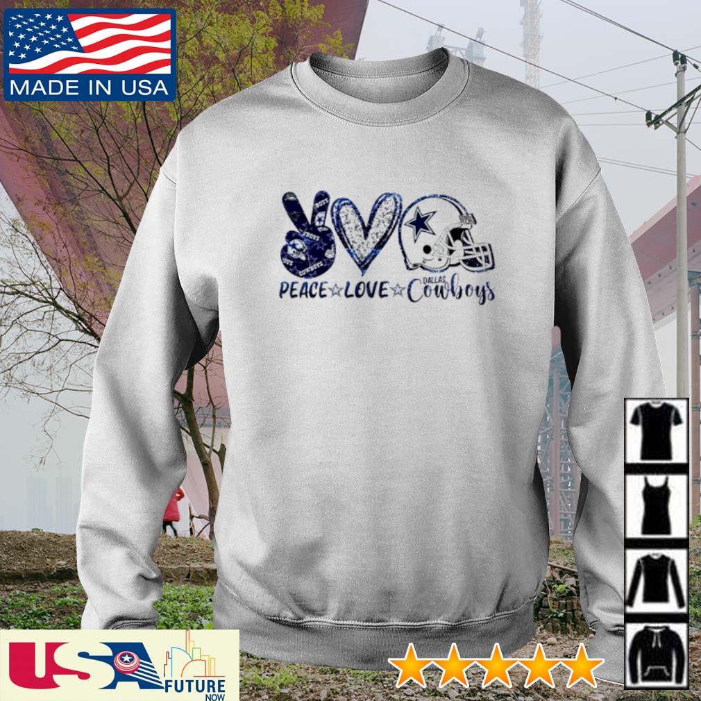 Peace Love Dallas Cowboys Shirt, Hoodie, Sweater, Long