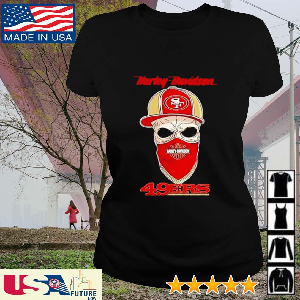 San Francisco 49ers Harley Davidson Skull shirt, hoodie, sweater, long  sleeve and tank top