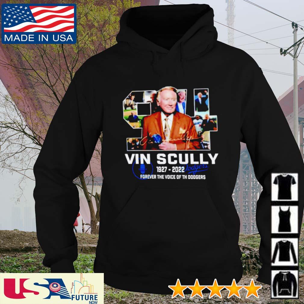 RIP Vin Scully 1927-2022 Forever The Voice Of The Dodgers Shirt t-shirt