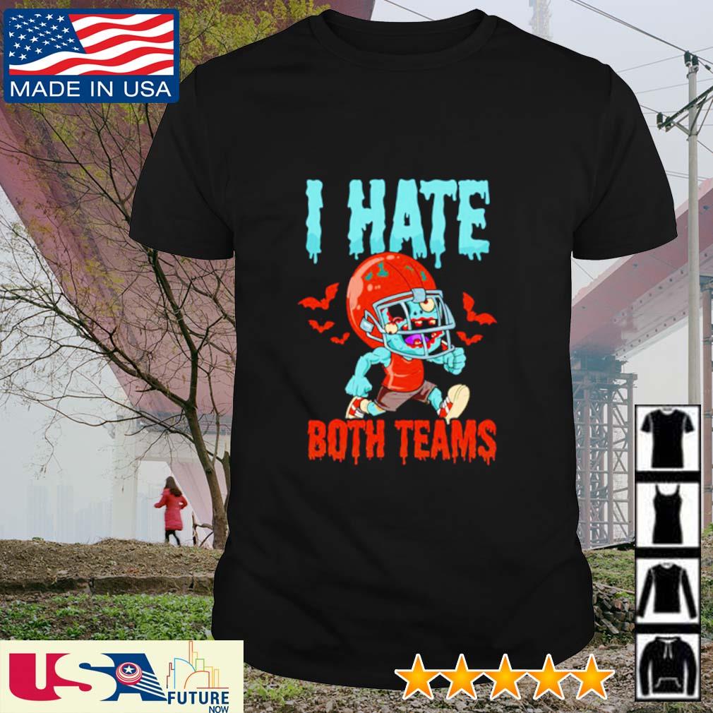 Awesome hate Both teams Halloween football shirt