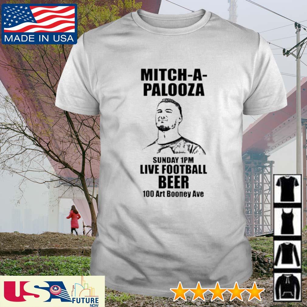 Nice mitch-a-Palooza Trubisky sunday 1pm live football beer 100 shirt