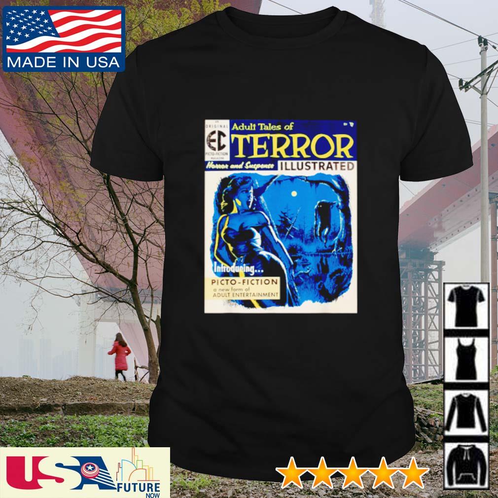 Official adult tales of terror illustrated picture-fiction shirt