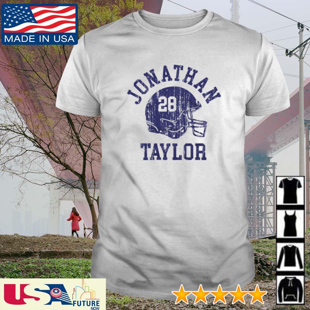 Official jonathan Taylor 28 Indianapolis Colts football retro poster shirt,  hoodie, sweater, long sleeve and tank top