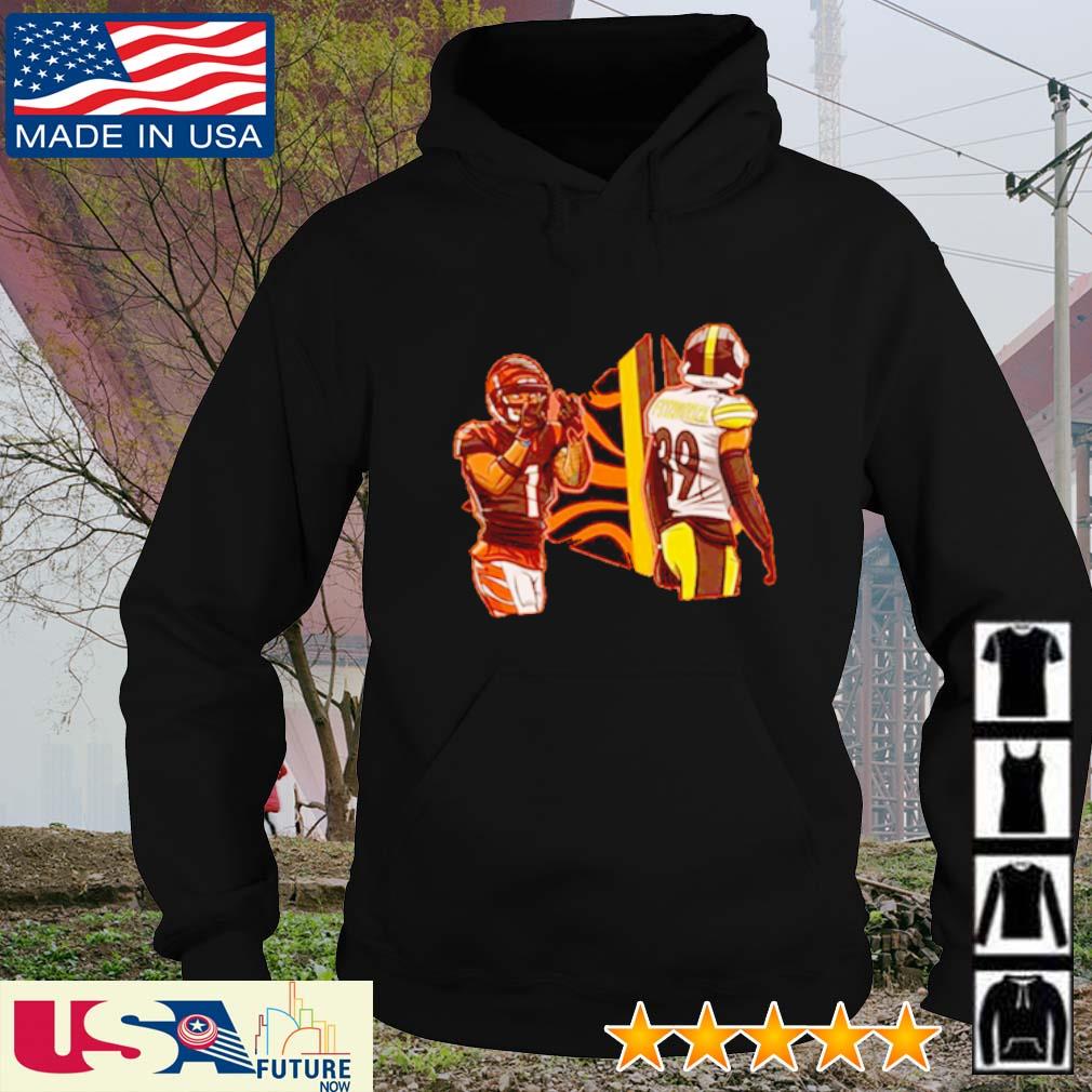 Ja'marr chase middle finger minkah fitzpatrick shirt, hoodie, longsleeve tee,  sweater