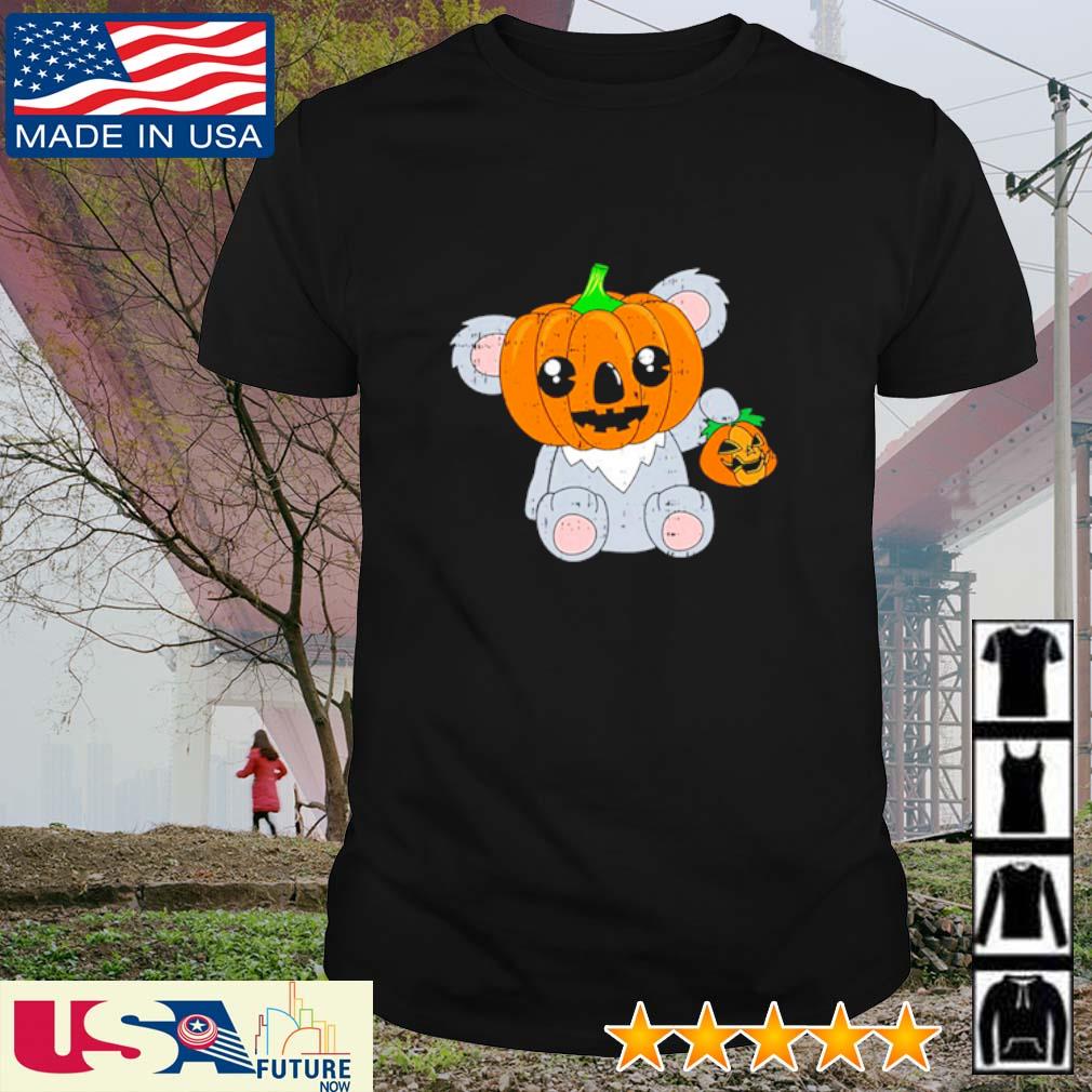 Top halloween Koala scary Pumpkin shirt