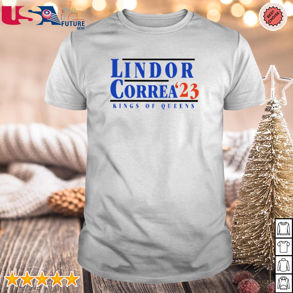 Awesome lindor Correa 23 Kings of Queens shirt