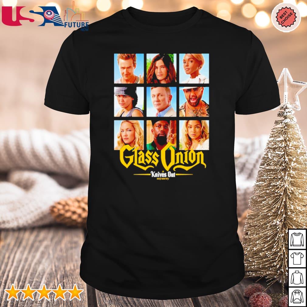 Best knives out glass Onion Characters shirt