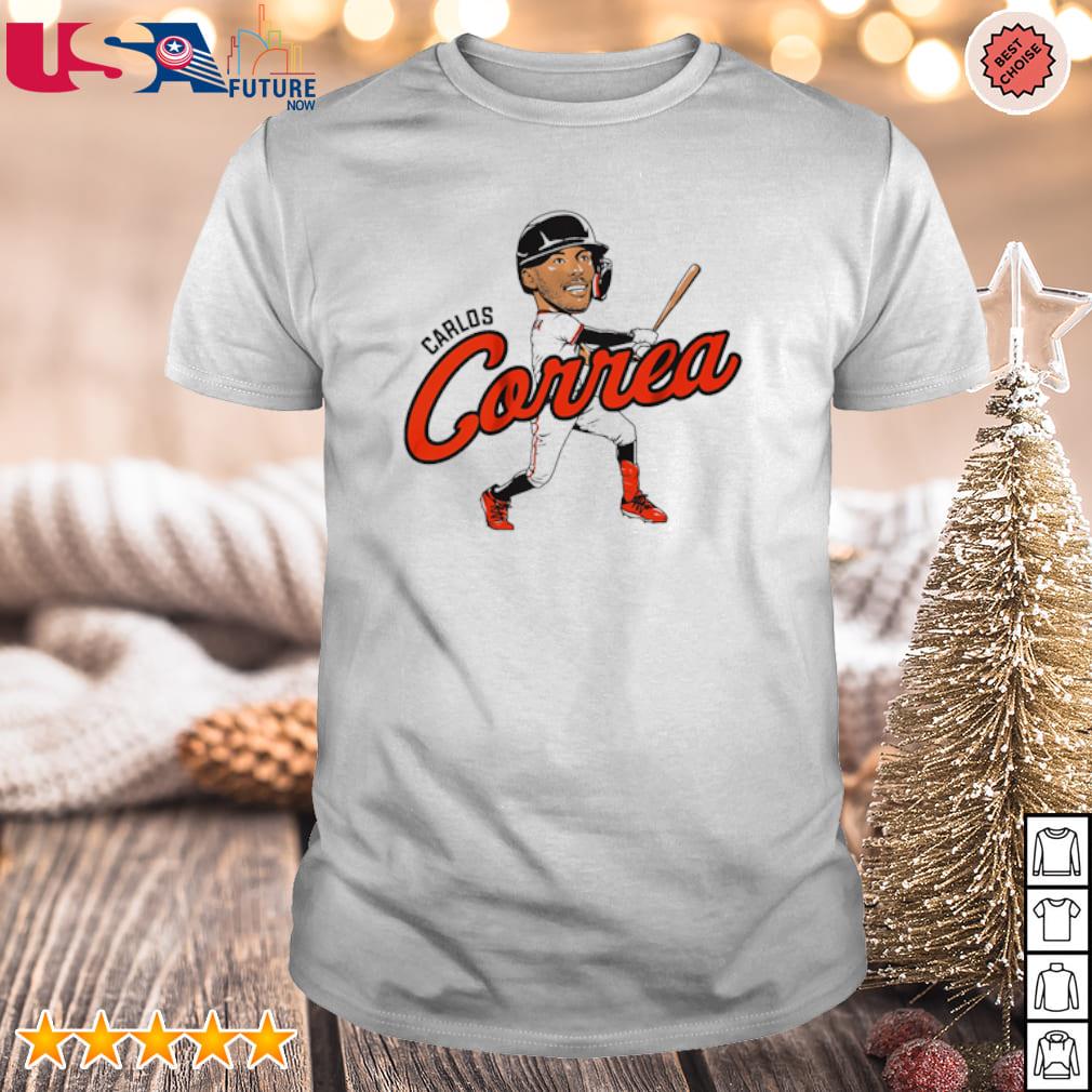 Official Carlos correa caricature T-shirt, hoodie, sweater, long sleeve and  tank top