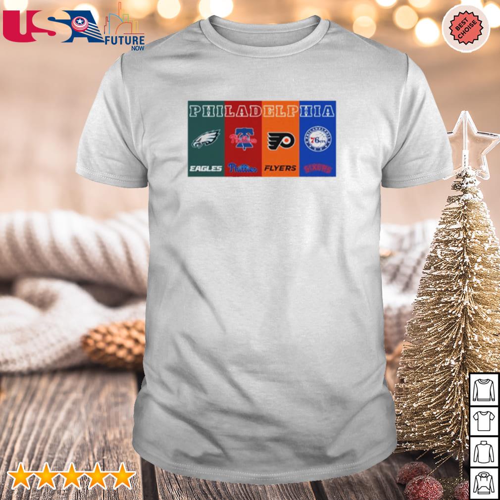 Official philly Sports Eagles Phillies Flyers Sixers shirt