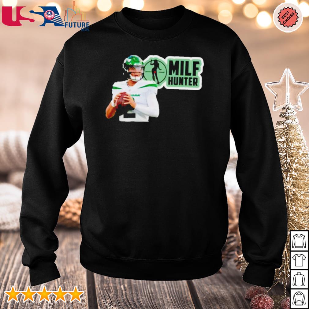 Zach Wilson New York Jets Milf Hunter T-shirt Apparel 