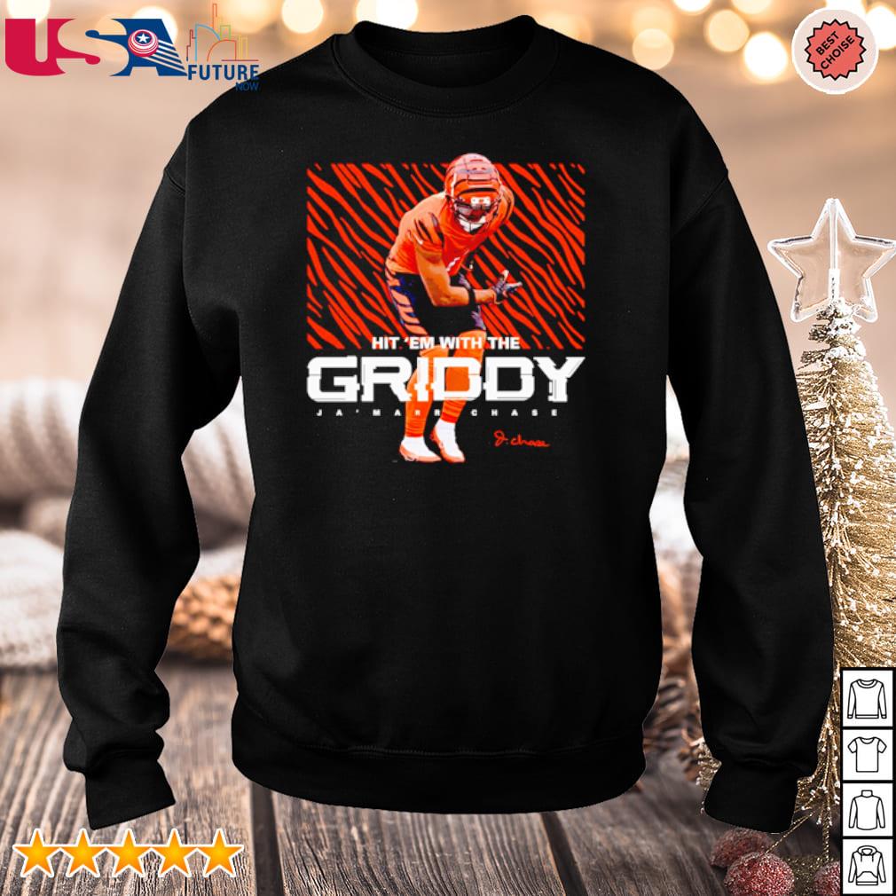 Ja'Marr Chase Griddy T-shirt, hoodie, sweater, long sleeve and tank top