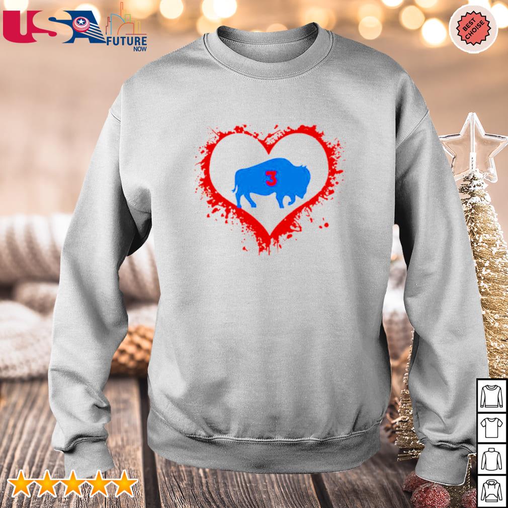 Damar Hamlin Heart 3 shirt, hoodie, sweater, long sleeve and tank top