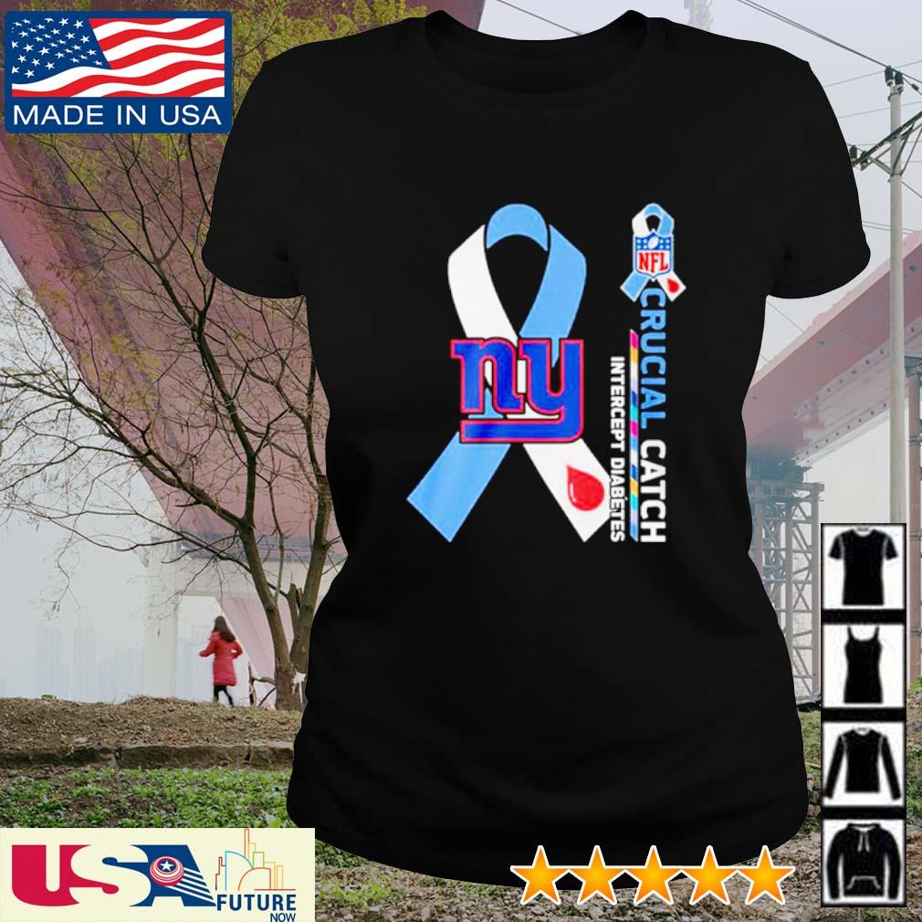 New York Giants NFL Crucial Catch Intercept Diabetes T-Shirt, hoodie,  sweater, long sleeve and tank top