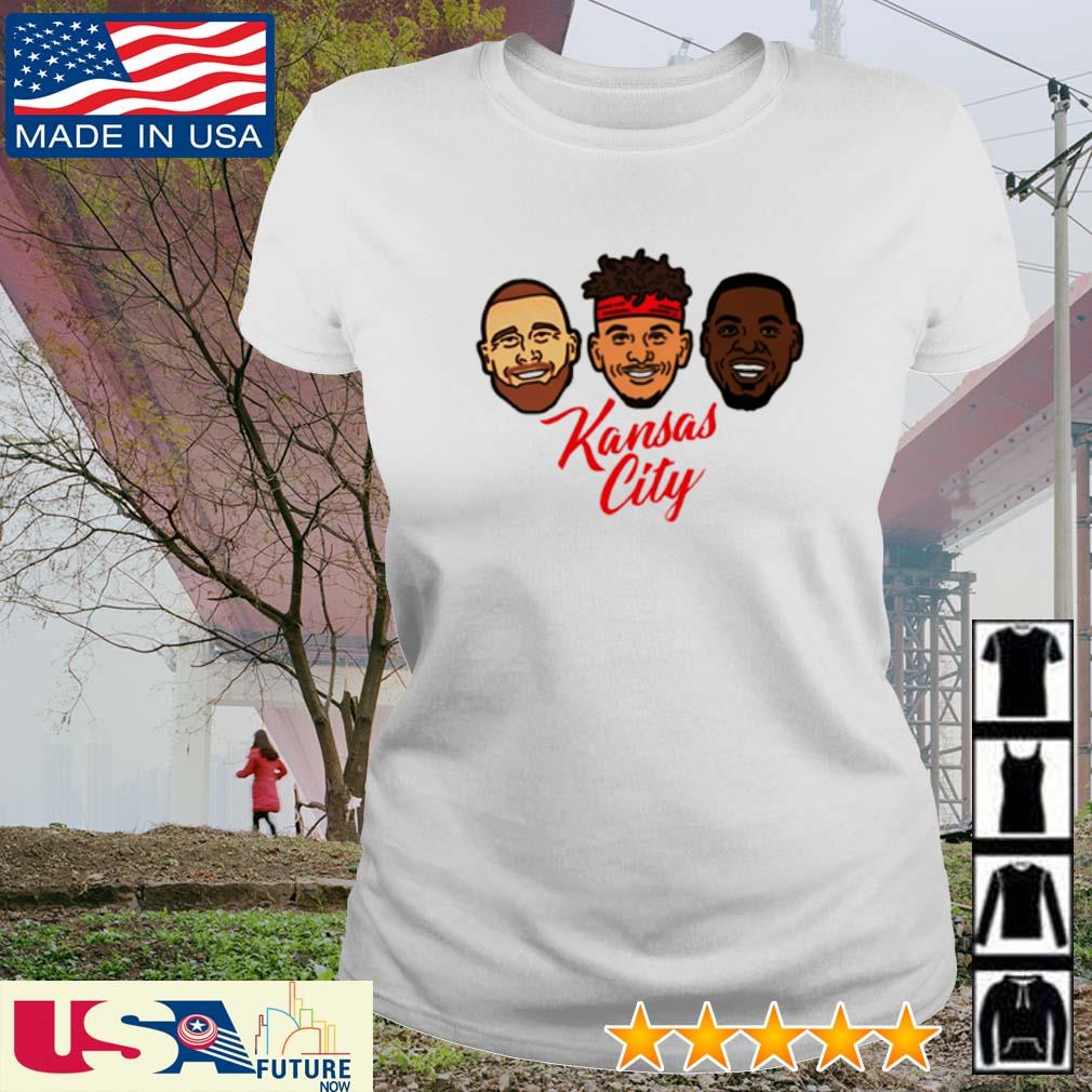 Kansas City Chiefs Travis Kelce Patrick Mahomes Chris Jones faces funny T- shirt – Emilytees – Shop trending shirts in the USA – Emilytees Fashion LLC  – Store  Collection Home Page Sports