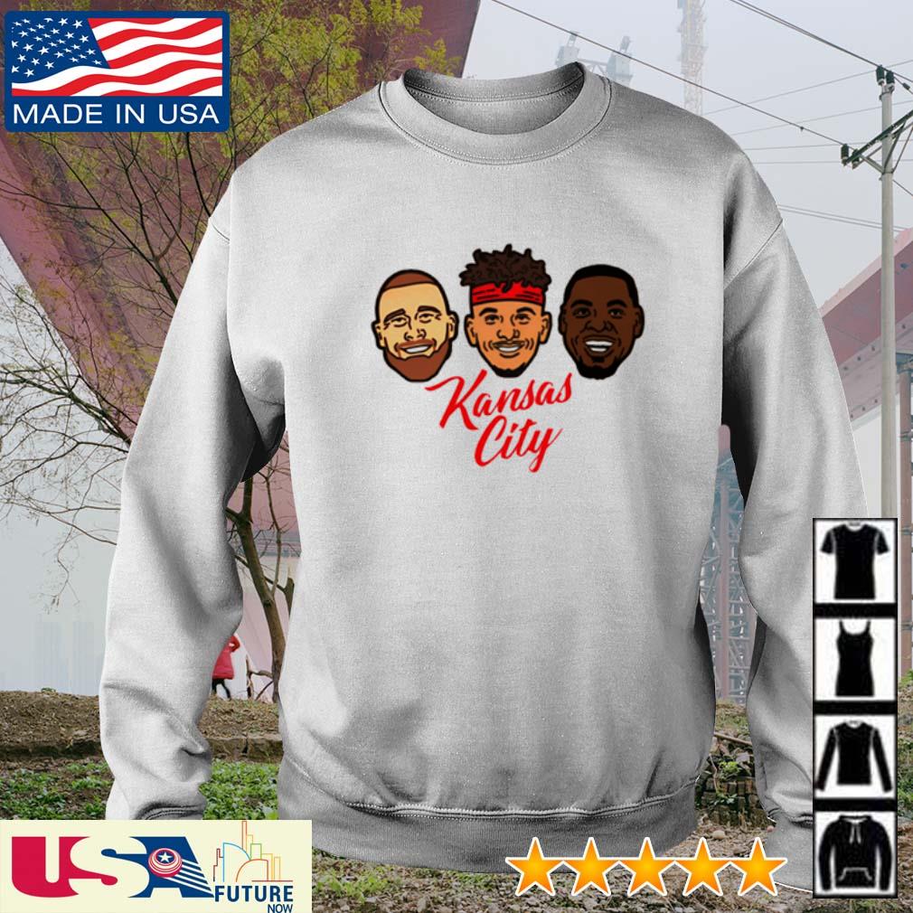 Kansas City Chiefs Travis Kelce Patrick Mahomes Chris Jones faces funny T- shirt – Emilytees – Shop trending shirts in the USA – Emilytees Fashion LLC  – Store  Collection Home Page Sports