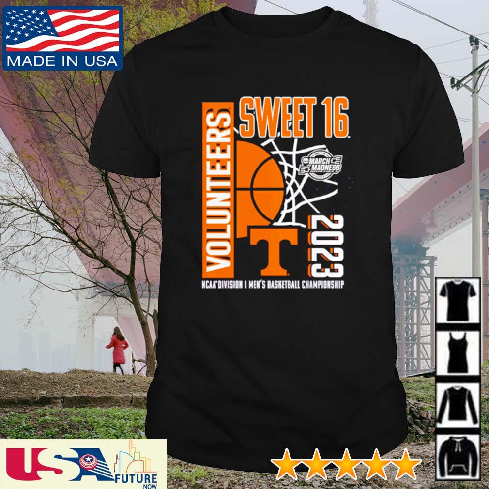 Awesome tennessee Volunteers sweet 16 NCAA division I men's basketball championship shirt