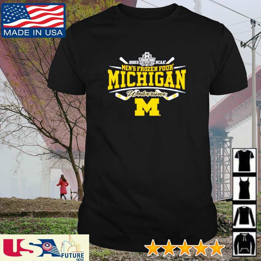 Best 2023 NCAA frozen four men's Michigan Wolverines shirt