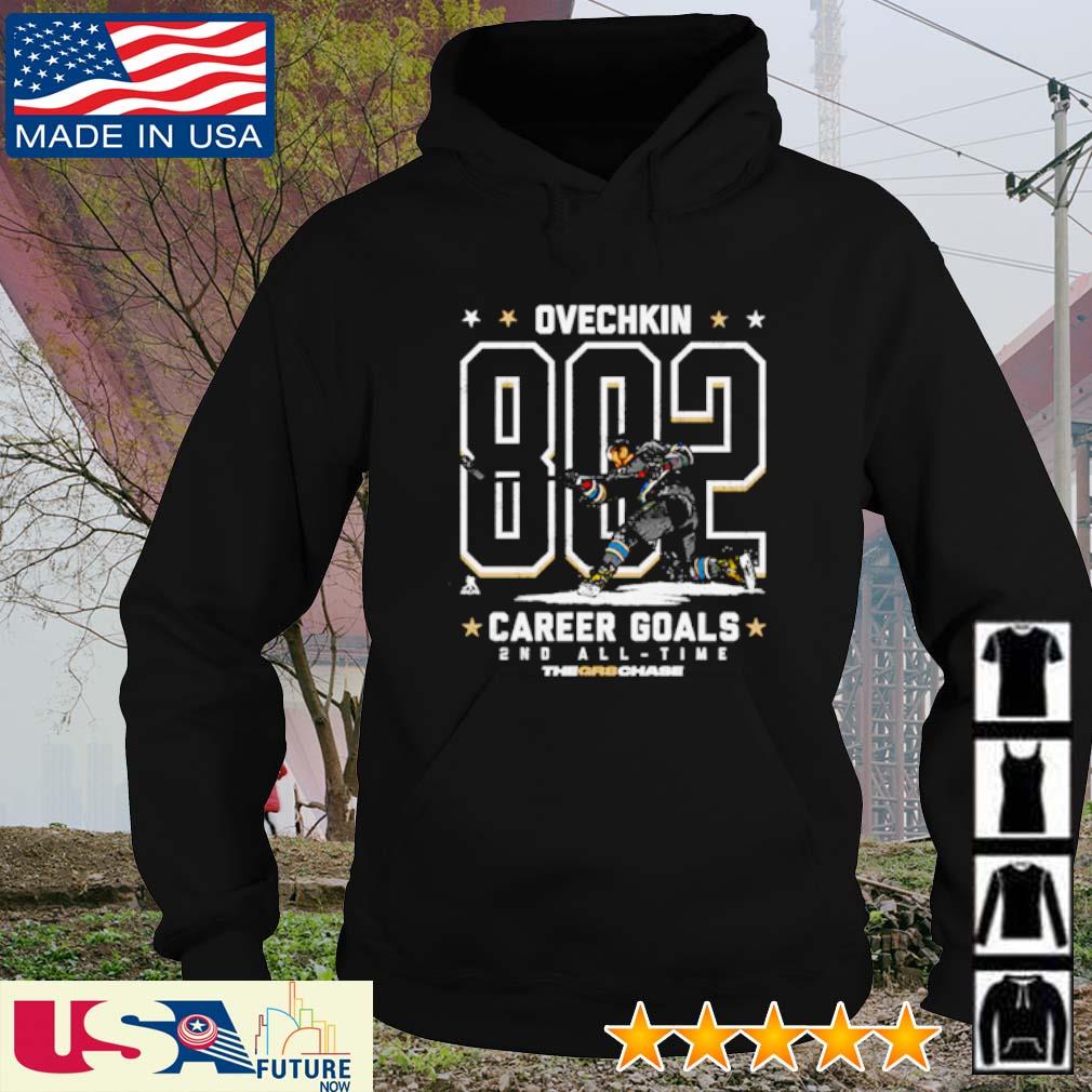 Alex Ovechkin Washington 2nd All Time Goals WHT Shirt, hoodie, sweater,  long sleeve and tank top