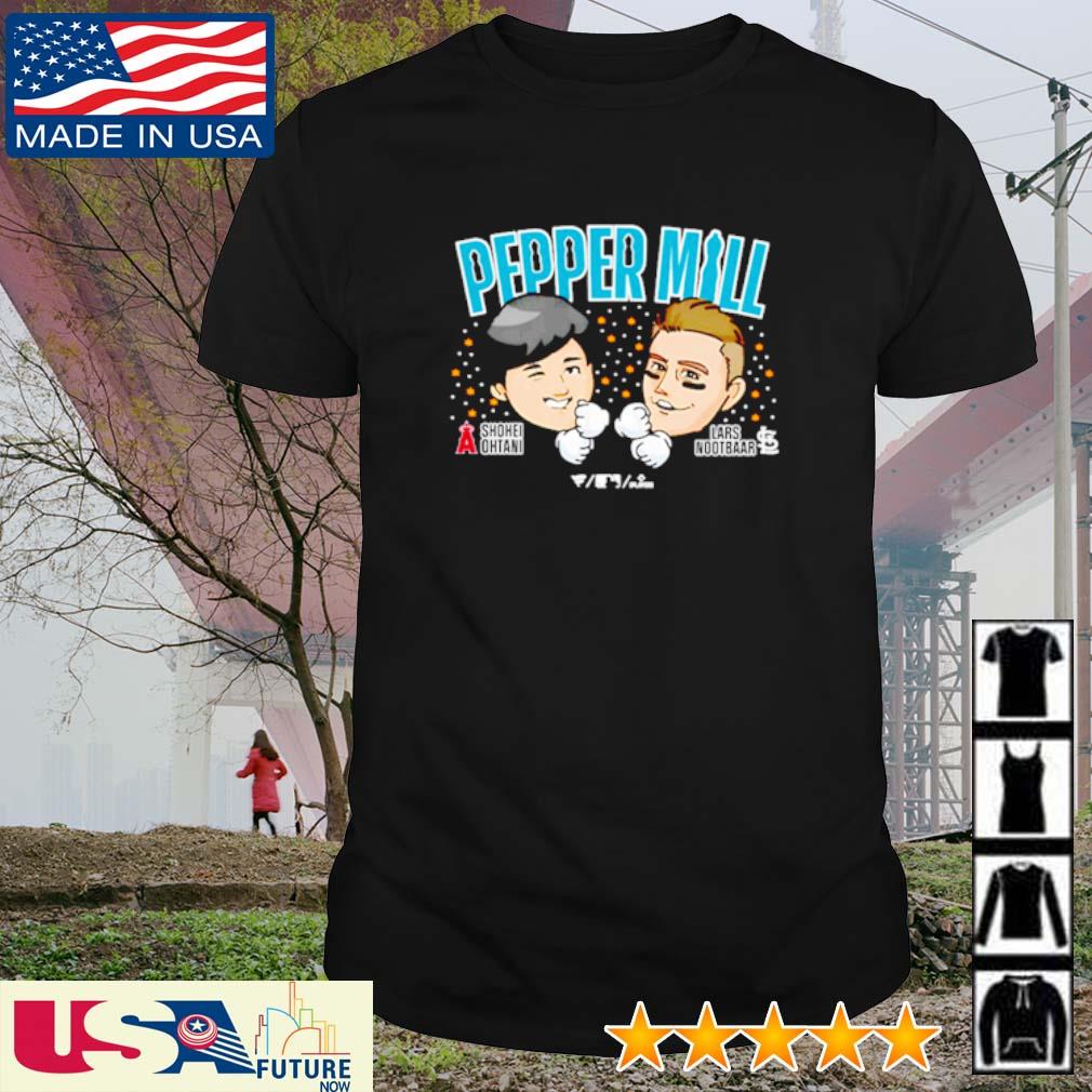 Original pepper Mill Shohei Ohtani Lars Nootbaar shirt