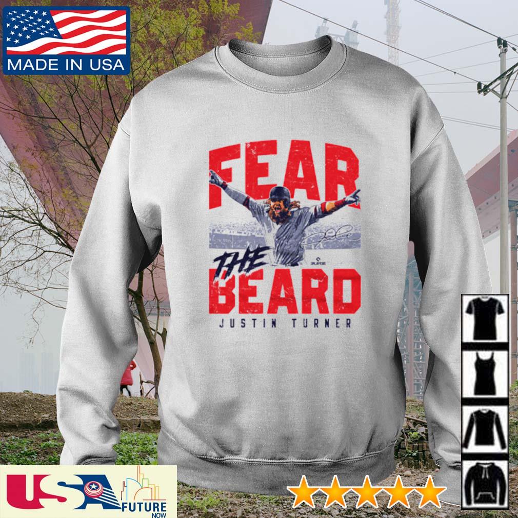 Justin Turner Boston Red Sox Fear The Beard signature shirt