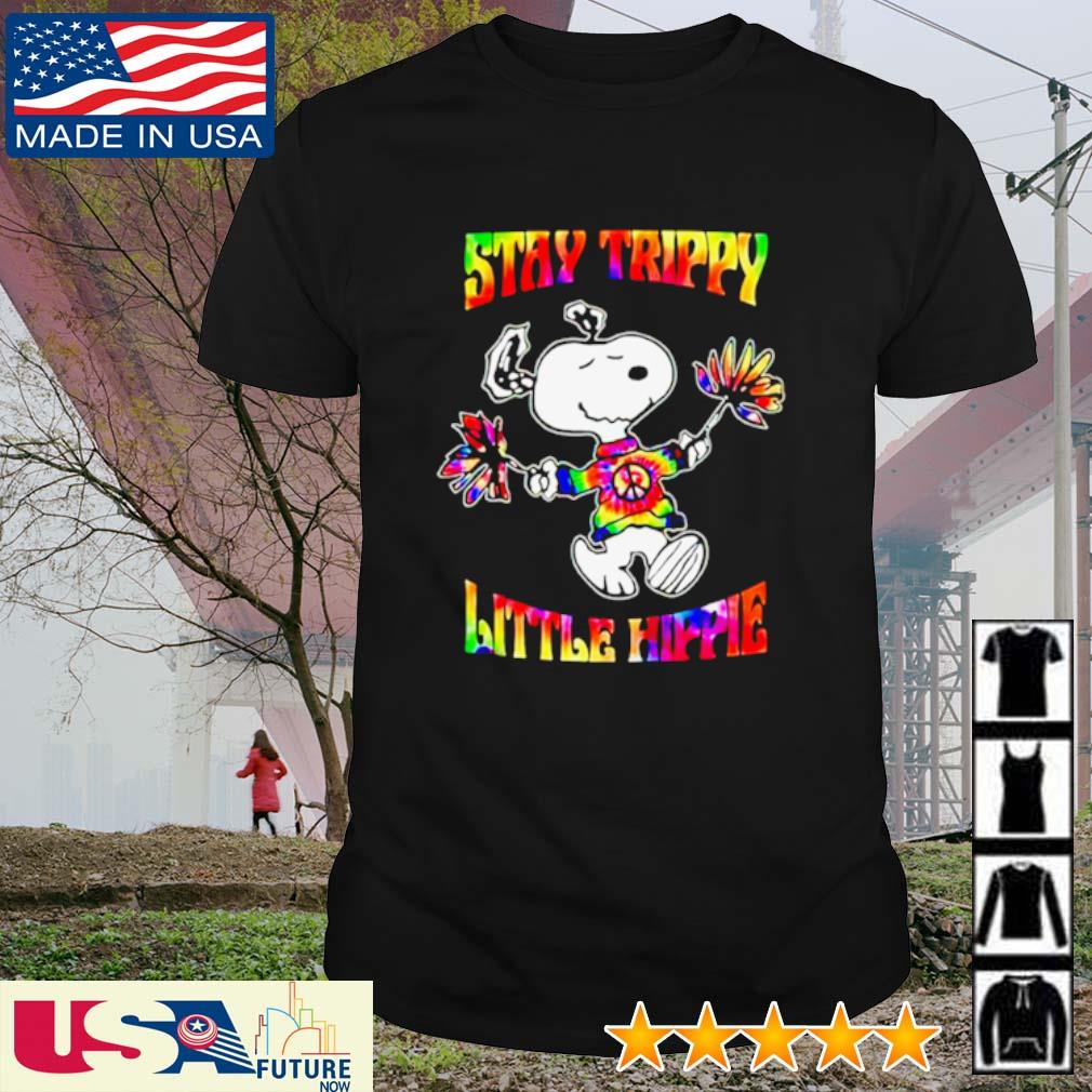 Best snoopy stay trippy little hippie shirt