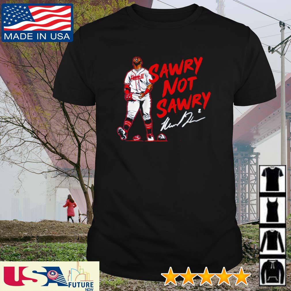 sawry Not sawry II Shirt | Michael Harris II Atlanta Baseball Rotowear 3XL