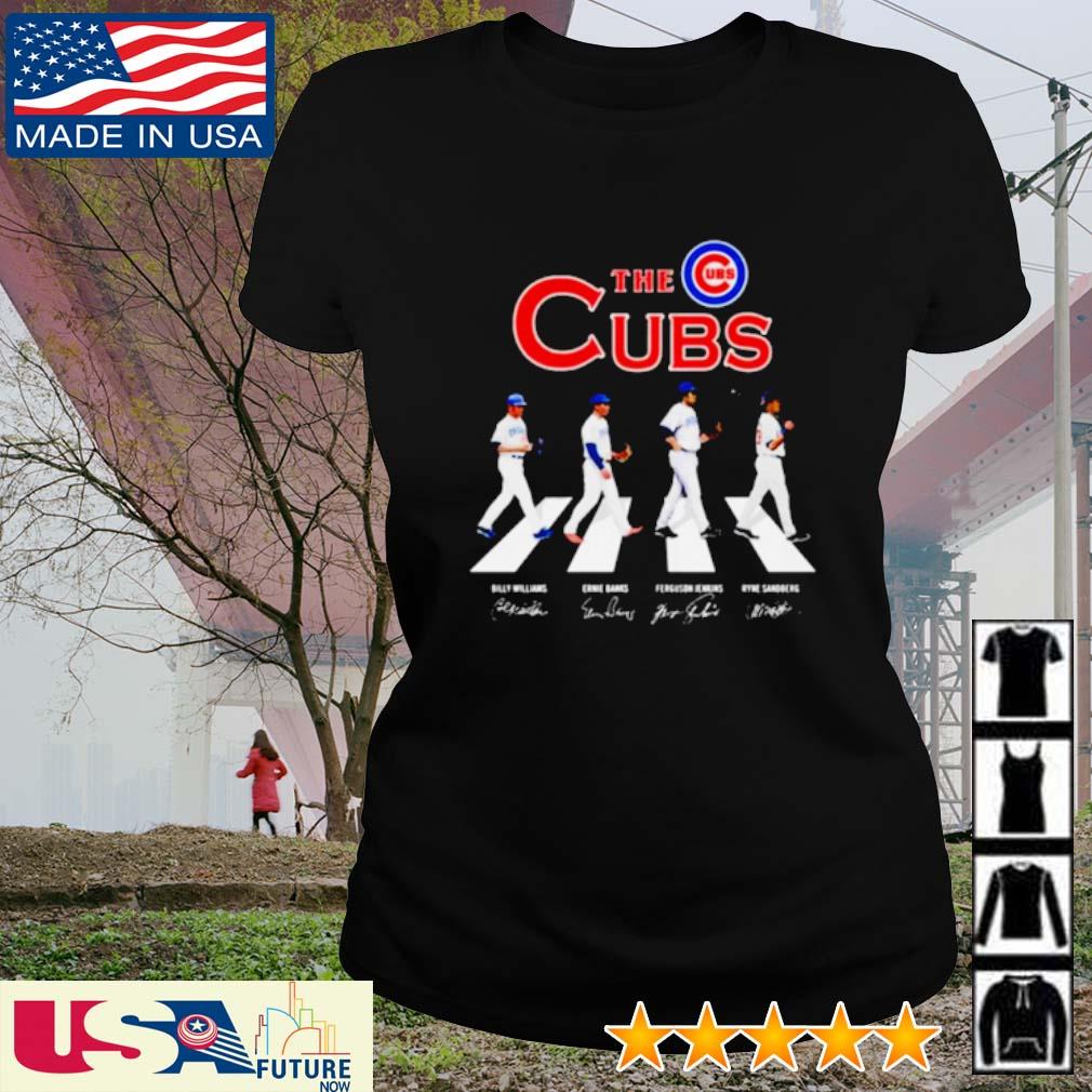 Official The CUBS Billy Williams, Ernie Banks, Ferguson Jenkins, Ryne  Sandberg abbey road signatures shirt, hoodie, sweater, long sleeve and tank  top