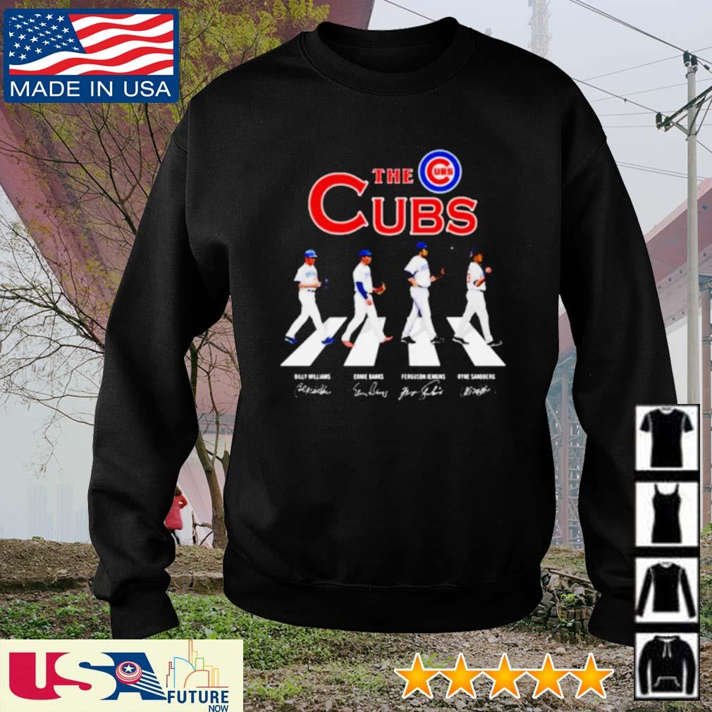 Funny chicago Cubs Ernie Banks and Ryne Sandberg signatures shirt, hoodie,  sweater, long sleeve and tank top