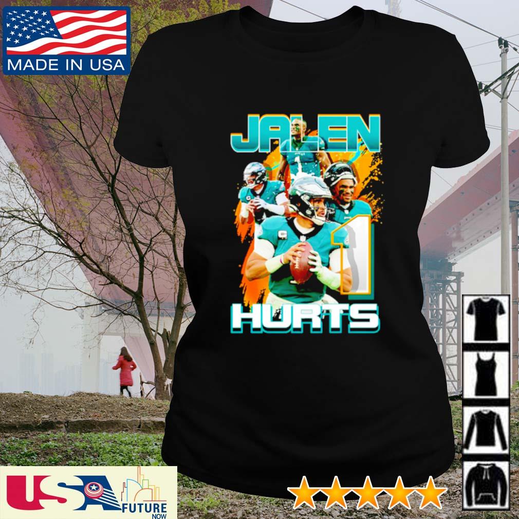 Jalen Hurts 1 the football tour poster shirt, hoodie, sweater, long sleeve  and tank top