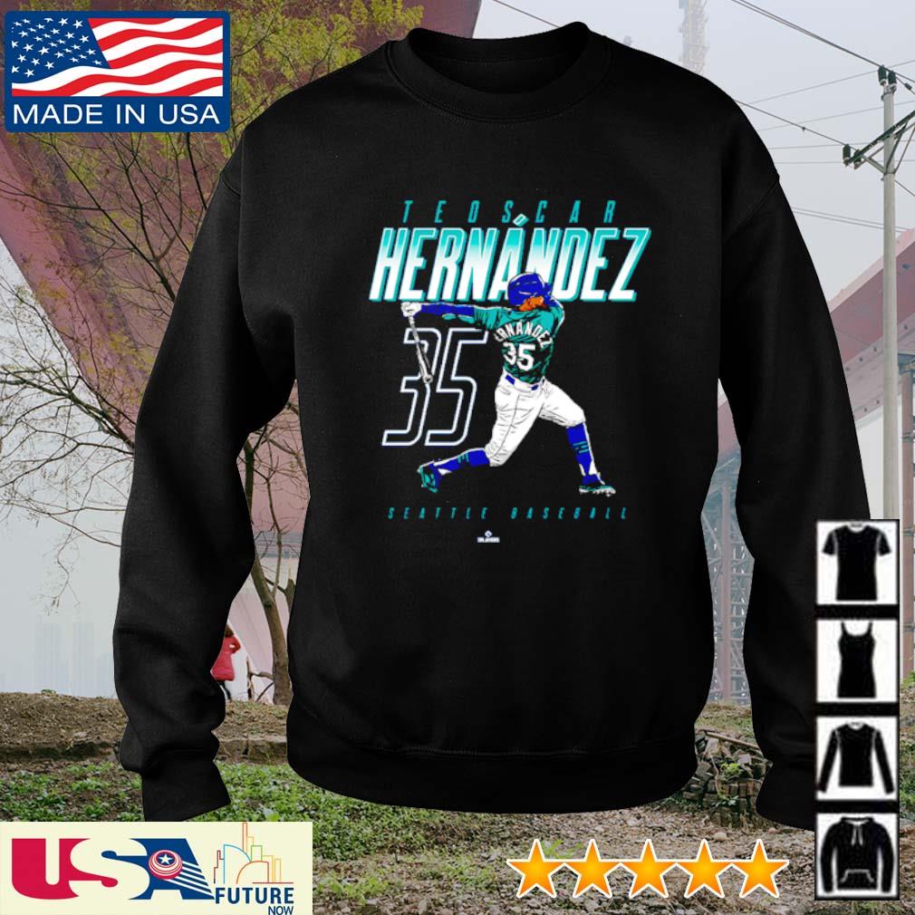 Teoscar Hernandez Swinging Seattle Baseball shirt, hoodie, sweater