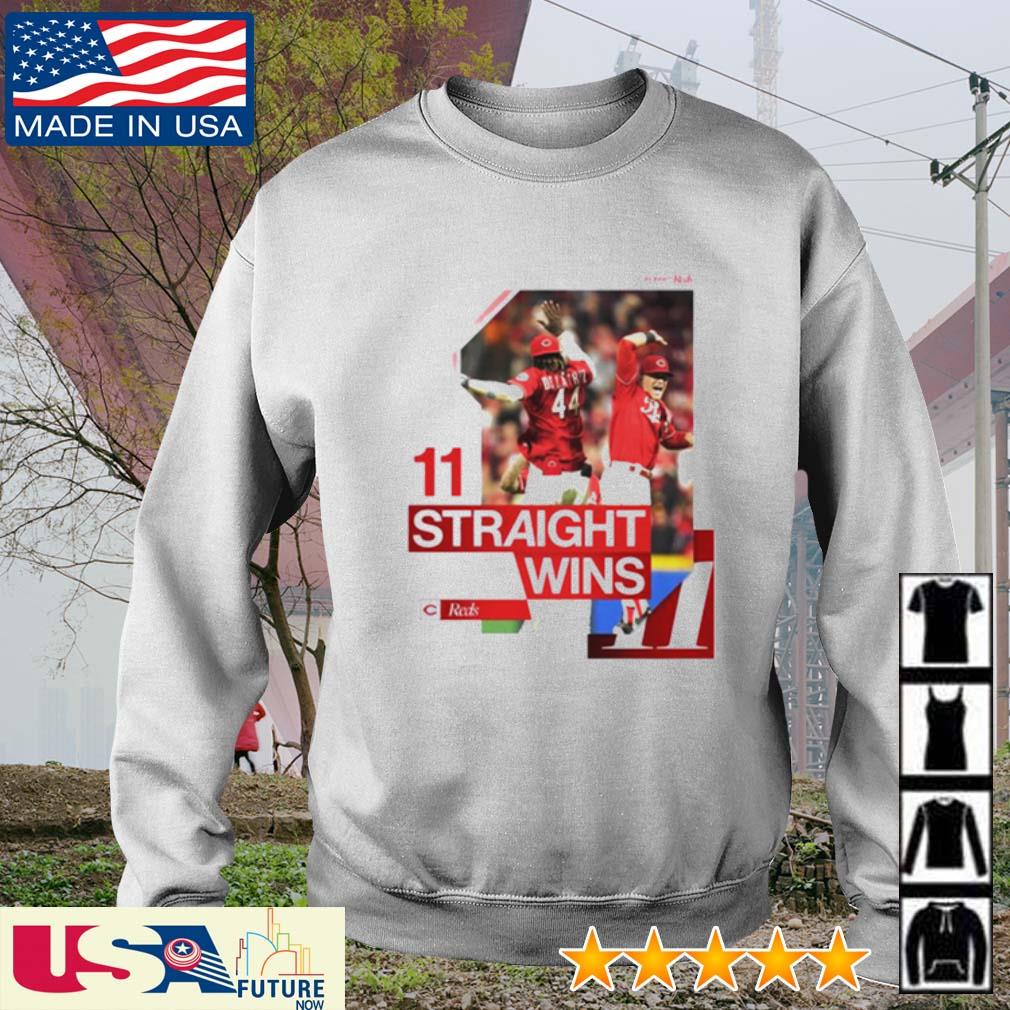 10 straight wins Cincinnati Reds shirt, hoodie, sweater, long sleeve and  tank top