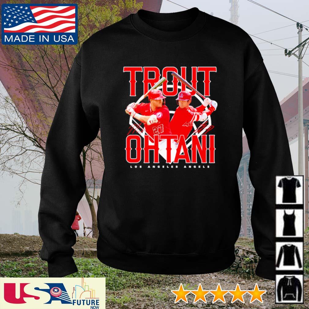 Los Angeles Angels Mike Trout and Shohei Ohtani signature shirt, hoodie,  sweater, long sleeve and tank top