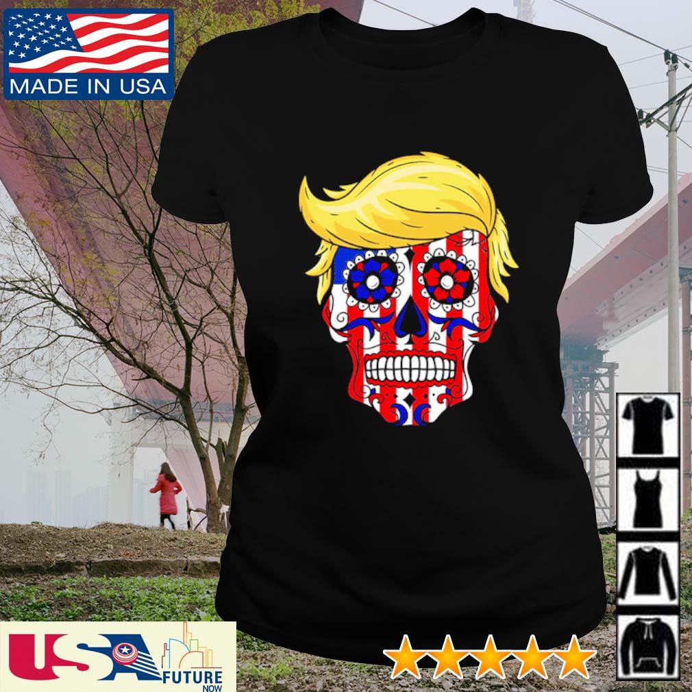 Patriotic Donald Trump Sugar Skull T-Shirt