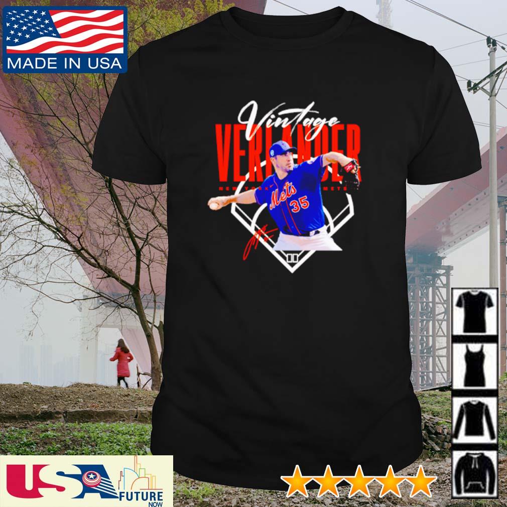 Justin Verlander New York Mets vintage signature shirt, hoodie, sweater,  long sleeve and tank top