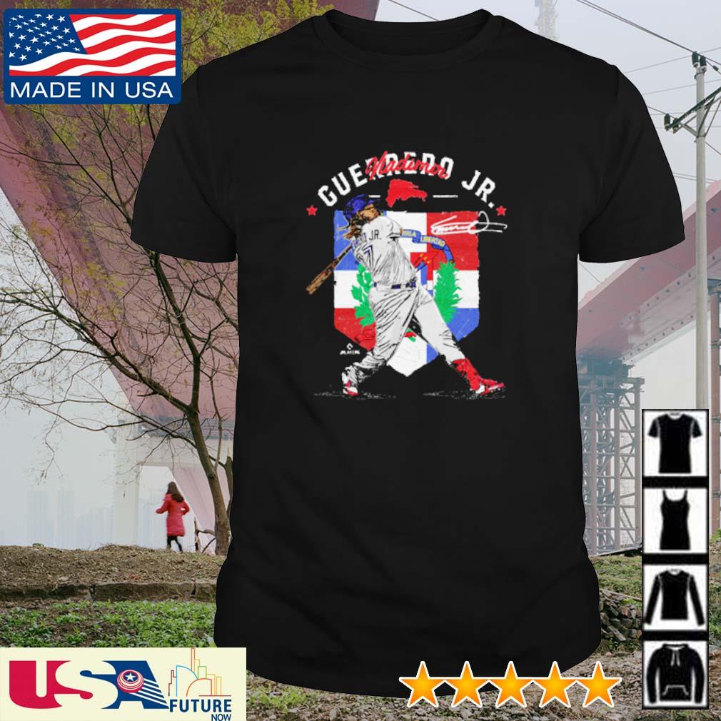 Vladimir Guerrero Signature Rightfielder for the Jr. Toronto Country Flag T- Shirt, hoodie, sweater, long sleeve and tank top