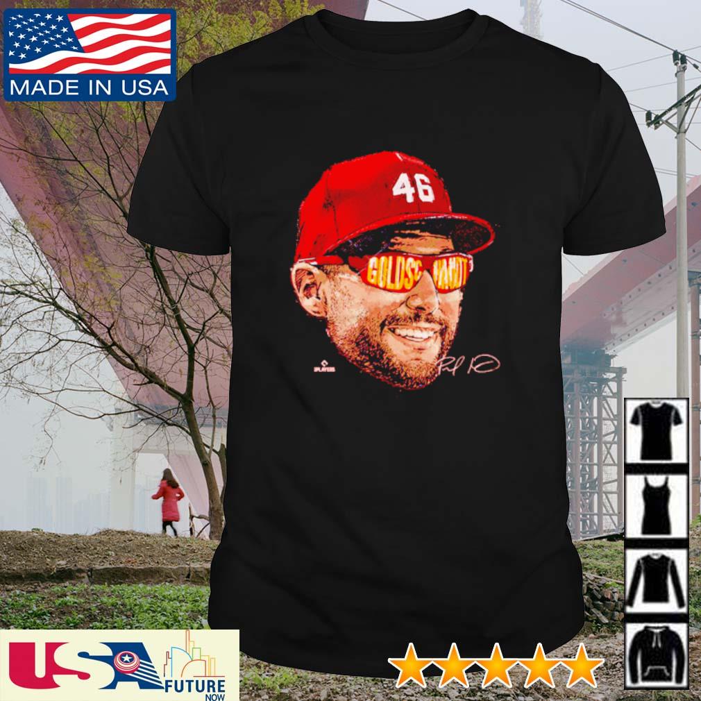 Nice paul Goldschmidt St.Louis Cartoon Signature T-Shirt, hoodie