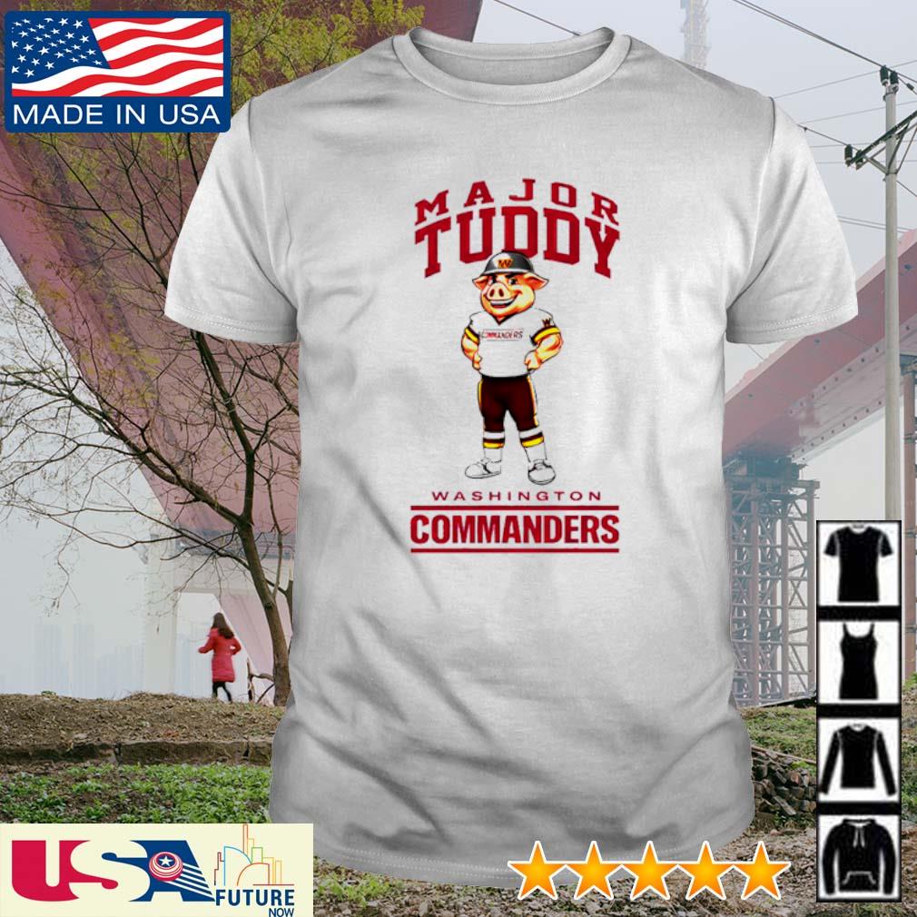 Major Tuddy mascot Washington Commanders shirt, hoodie, sweater and v-neck  t-shirt