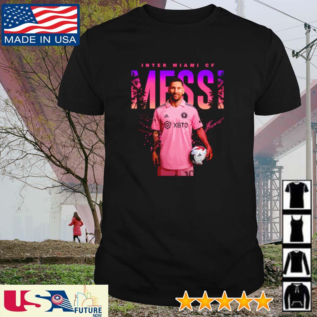 Leo Messi Inter Miami CF signature shirt, hoodie, sweater, long sleeve and  tank top