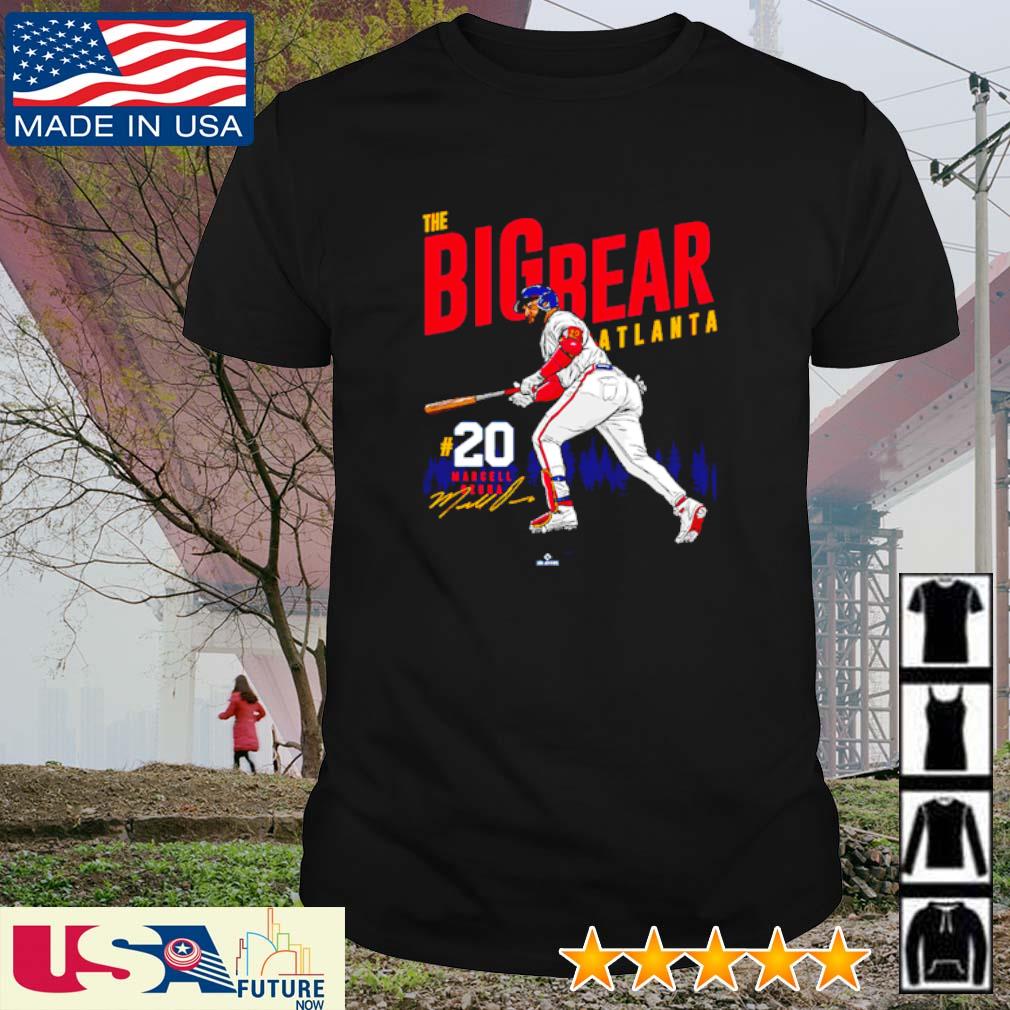 Marcell Ozuna the big bear atlanta signature shirt, hoodie, sweater, long  sleeve and tank top