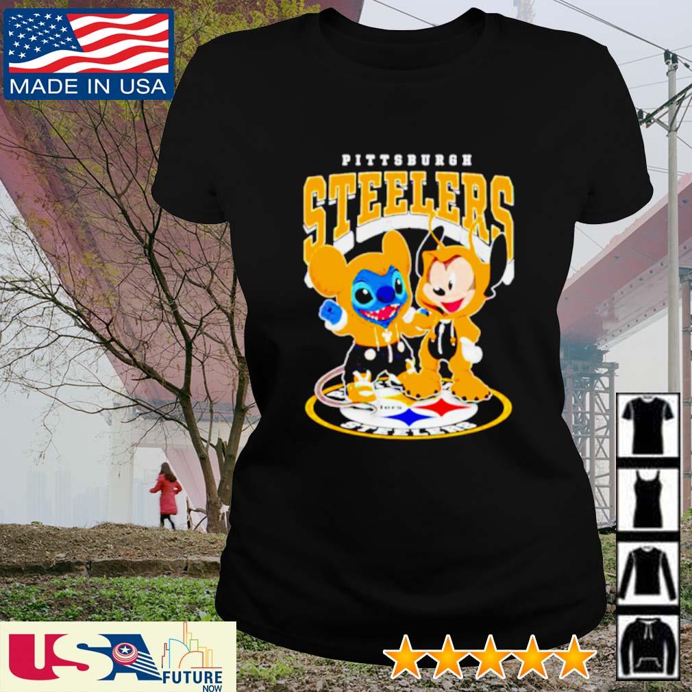 Pittsburgh Steelers Baseball Stitch And Mickey Shirt