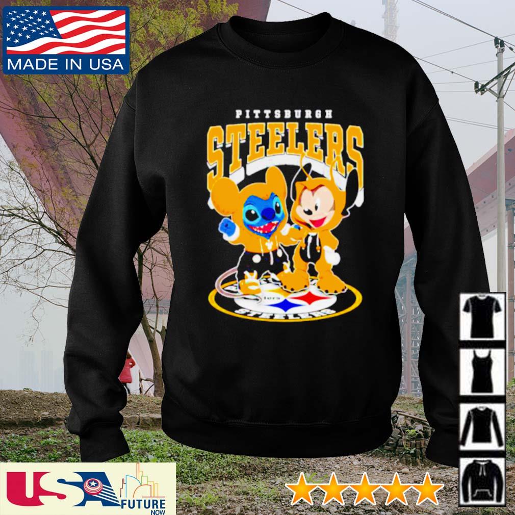 Pittsburgh Steelers Baseball Stitch And Mickey Shirt