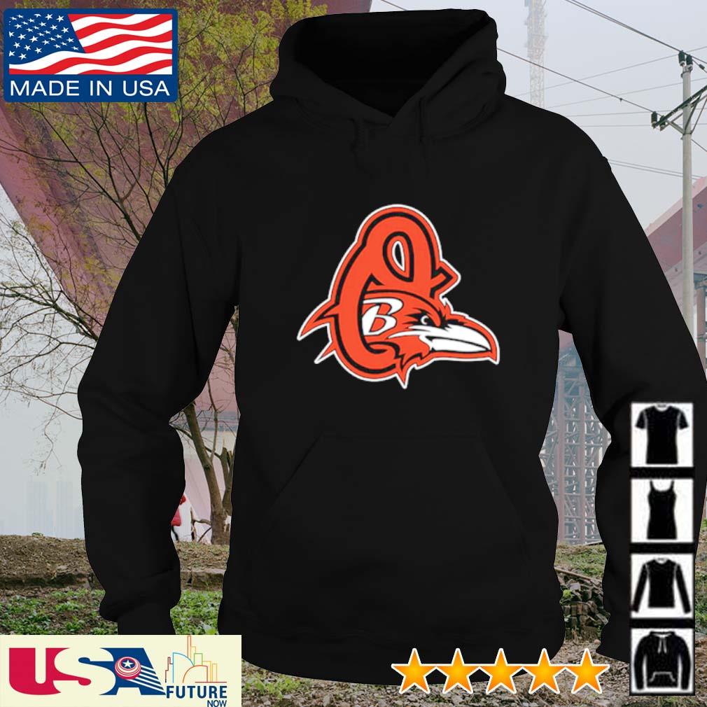 Baltimore Ravens Baltimore Orioles MASH UP Logo T-shirt 6 Sizes S