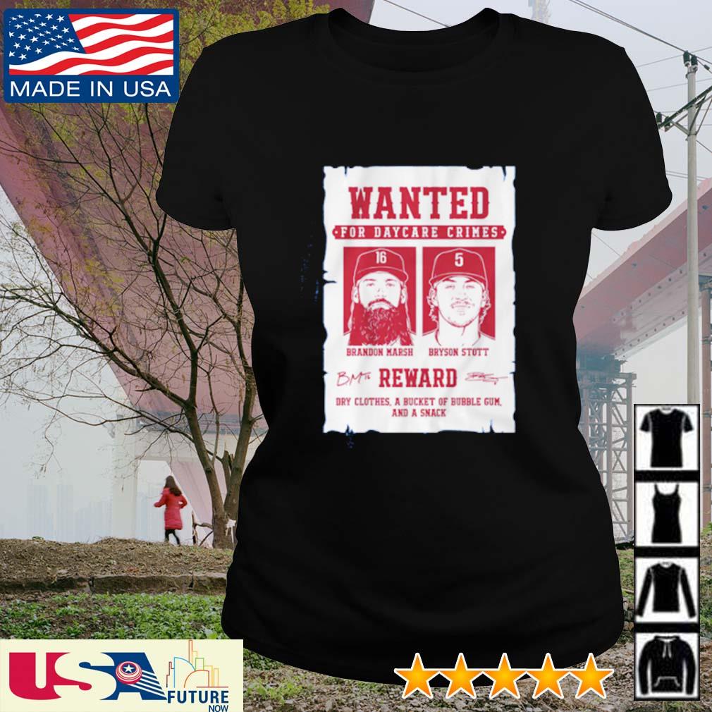 Bryson Stott & Brandon Marsh Wanted For Daycare Crimes T-Shirt